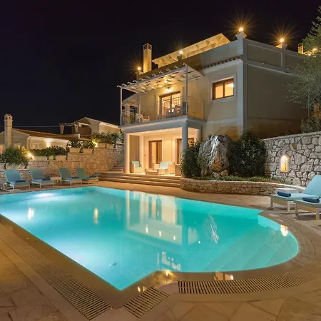 View Villas-corfu-villa Eleni,4 Bedrooms,large Private Pool,prime Location * Κασσιόπη