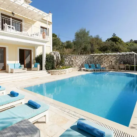 View Villas-corfu-villa Eleni,4 Bedrooms,large Private Pool,prime Location Κασσιόπη