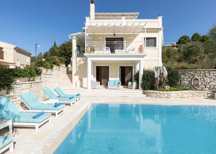 Villa View Villas-corfu-villa Eleni,4 Bedrooms,large Private Pool,prime Location Kassiopi