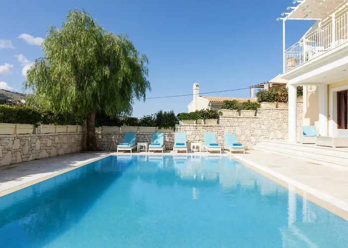 View Villas-corfu-villa Eleni,4 Bedrooms,large Private Pool,prime Location * Kassiopi