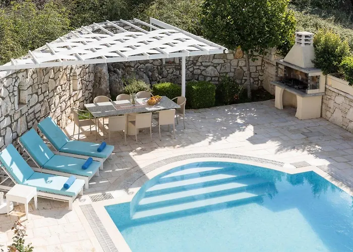 View Villas-corfu-villa Eleni,4 Bedrooms,large Private Pool,prime Location